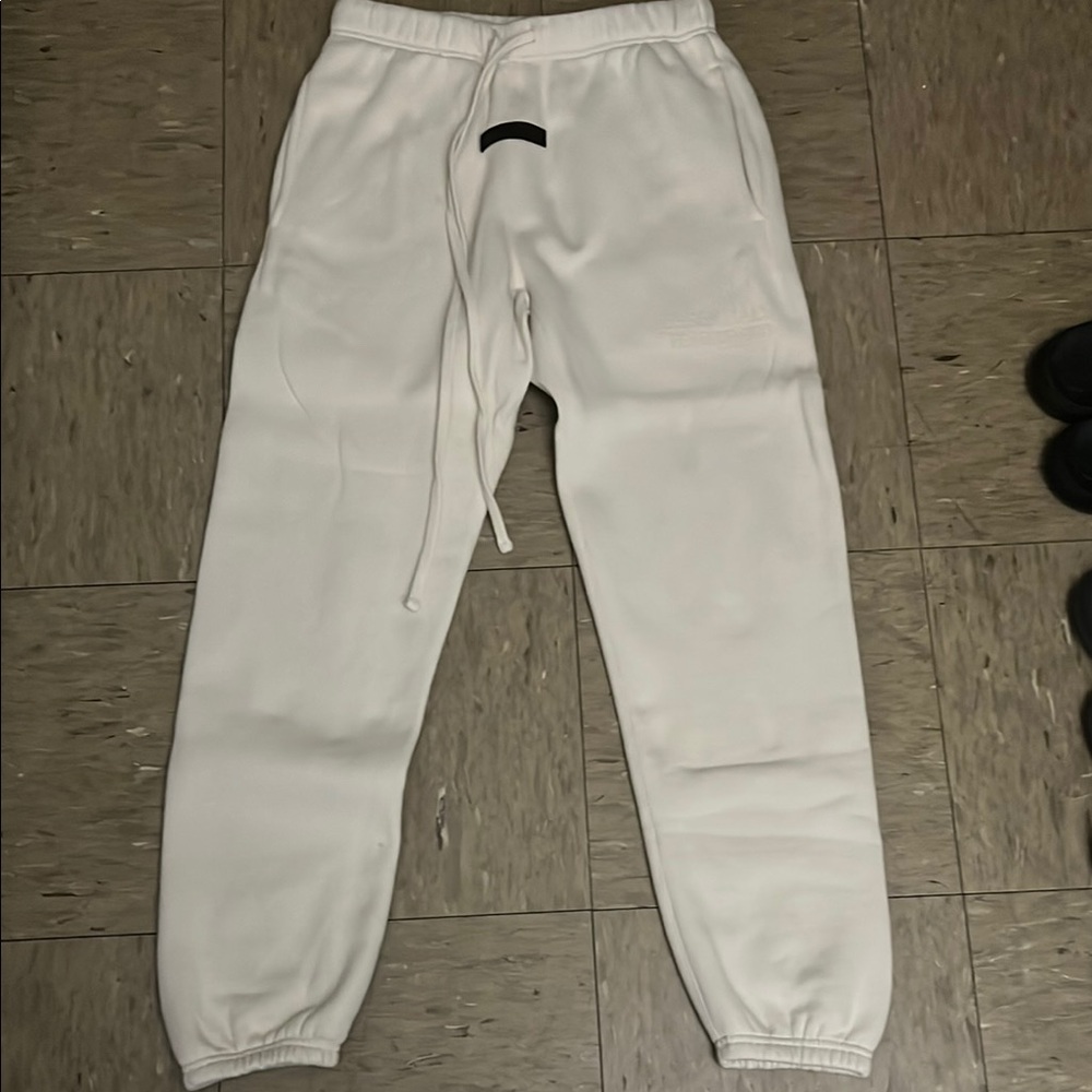 White Jogger Sweatpants